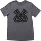 MOOSE OFFROAD Youth Agroid* Shadow T-Shirt - Gray - Medium 3032-3497