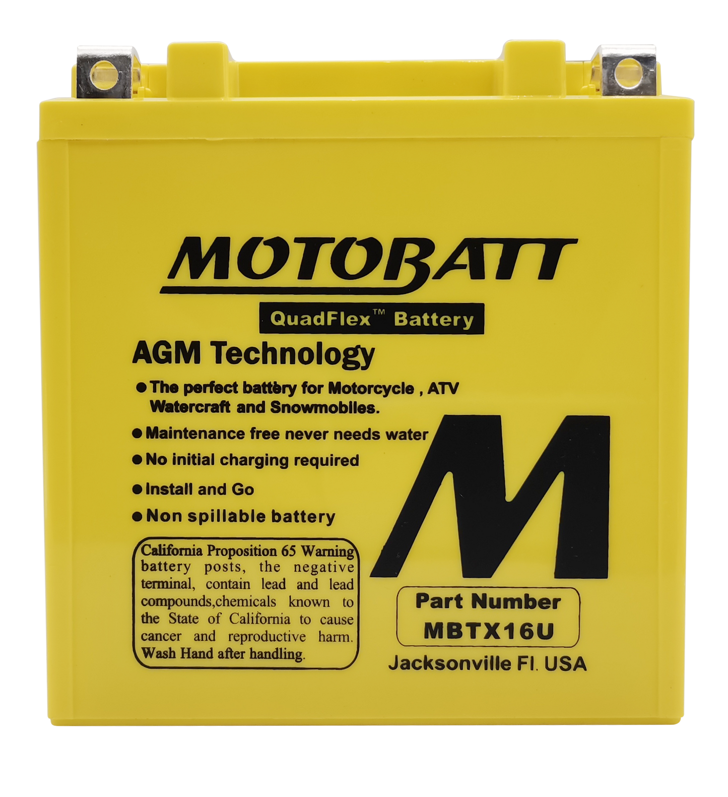 Battery Mbtx16u Sealed Factory Activated