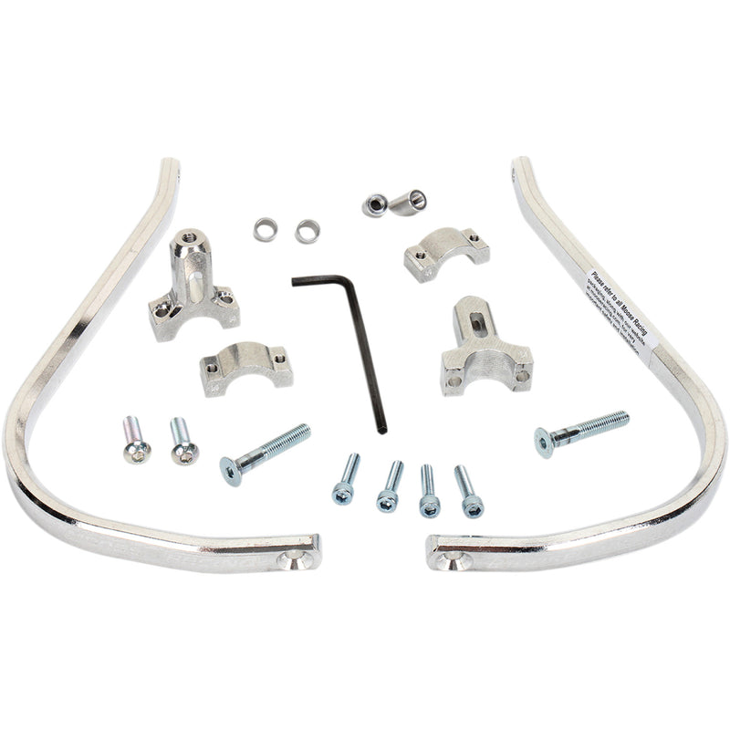 Moose Racing Handguards - Aluminum - 1-1/8" - Silver 50-4014S
