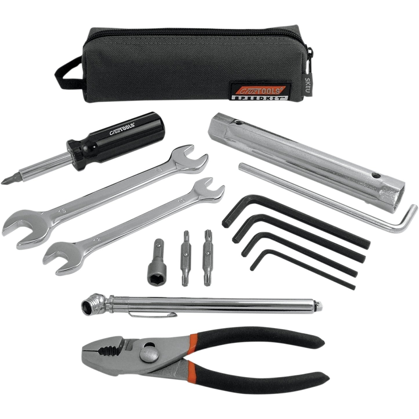CRUZTOOLS Tool Kit - Ultra-Compact - Zipper Pouch - BMW/KTM/Triumph SKEU