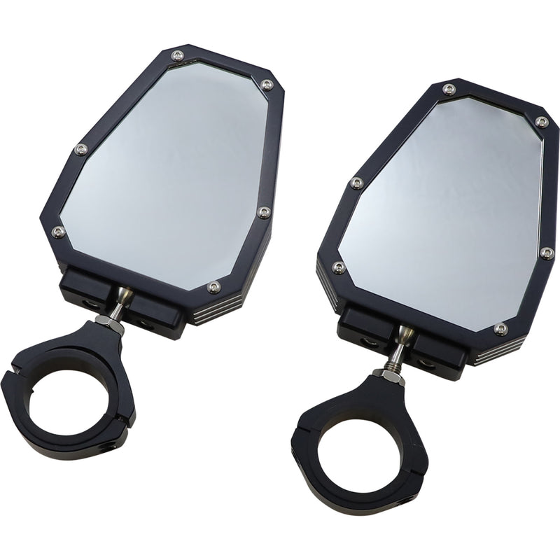 Moose Racing Mirror - Side View - Hexagon - Black M60-7009B