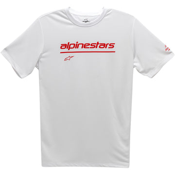 ALPINESTARS Tech Line Up Performance T-Shirt - White - Medium 121173800020M