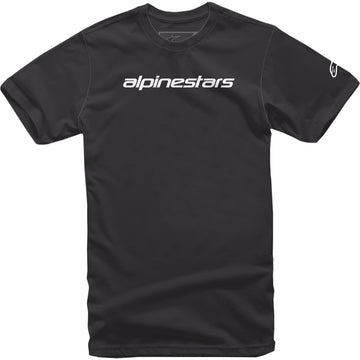 ALPINESTARS Linear Wordmark T-Shirt - Black/Gray - XL 1212720201011XL