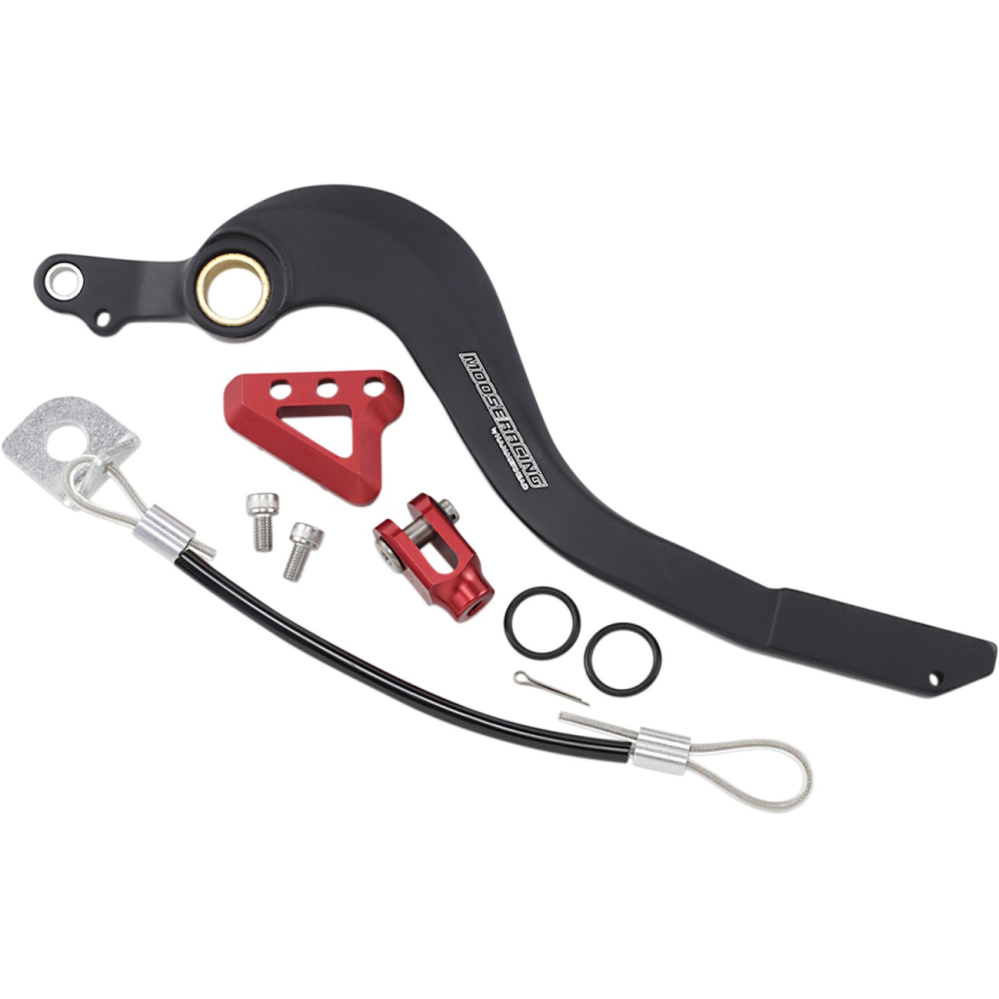 Moose Racing Brake Pedal - Red - Honda 82-0104-21-11