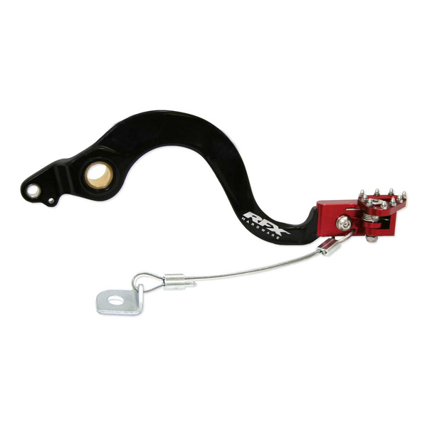 RFX Rear Brake Pedal Red Folding Tip Hon FXRB 10300 99RD