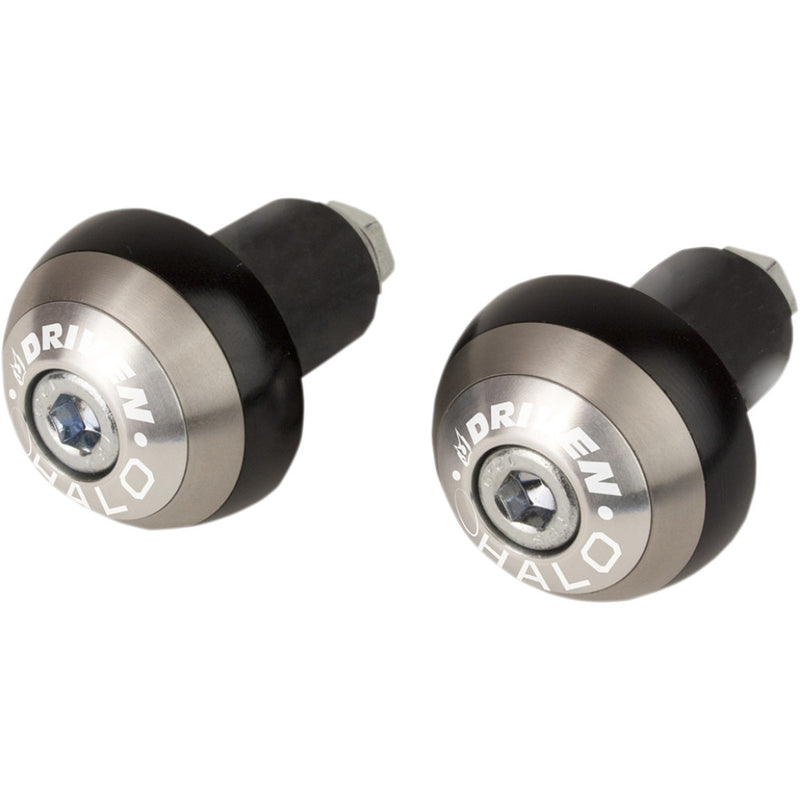 DRIVEN RACING Halo Handlebar End - Silver DHBEW-SL