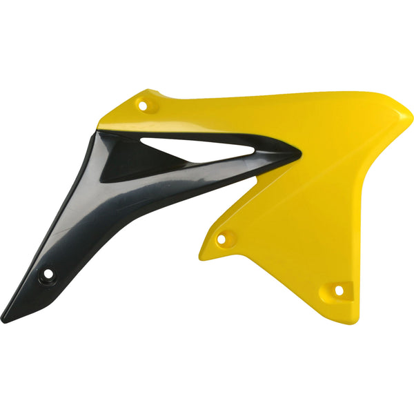 Polisport Radiator Cover - Black/ Yellow - RMZ 250 8413600003