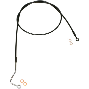 Magnum Shielding Brake Line - Upper - XR - Black SBB1402-72