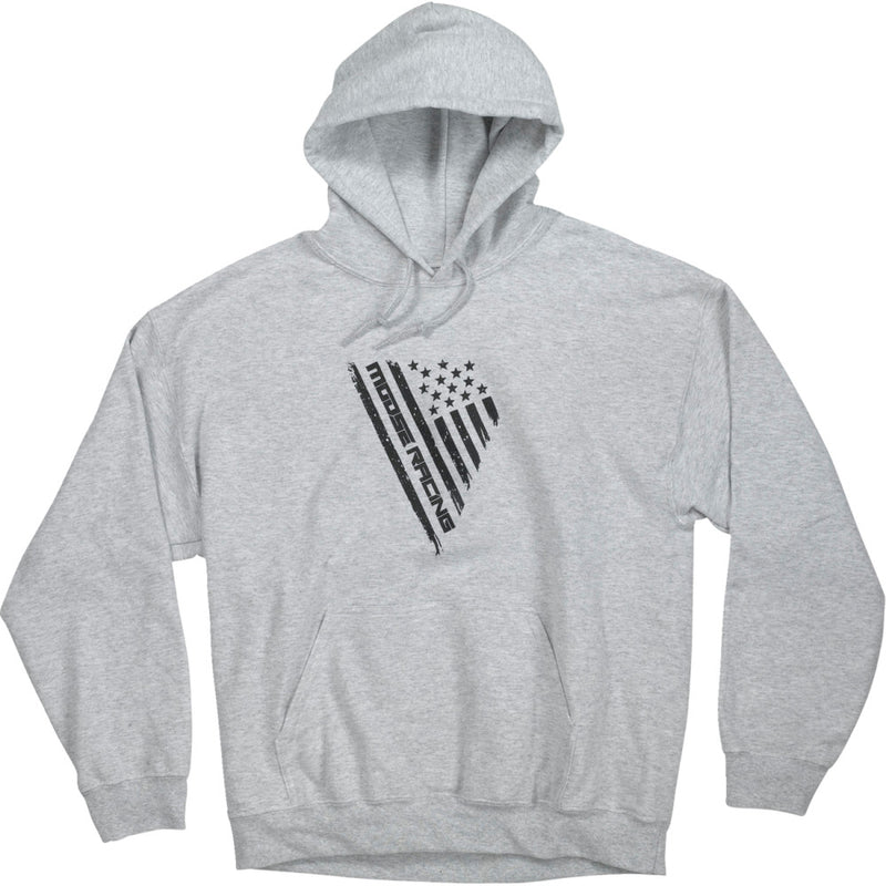 MOOSE OFFROAD Salute Hoodie - Ash - Large 3050-6349