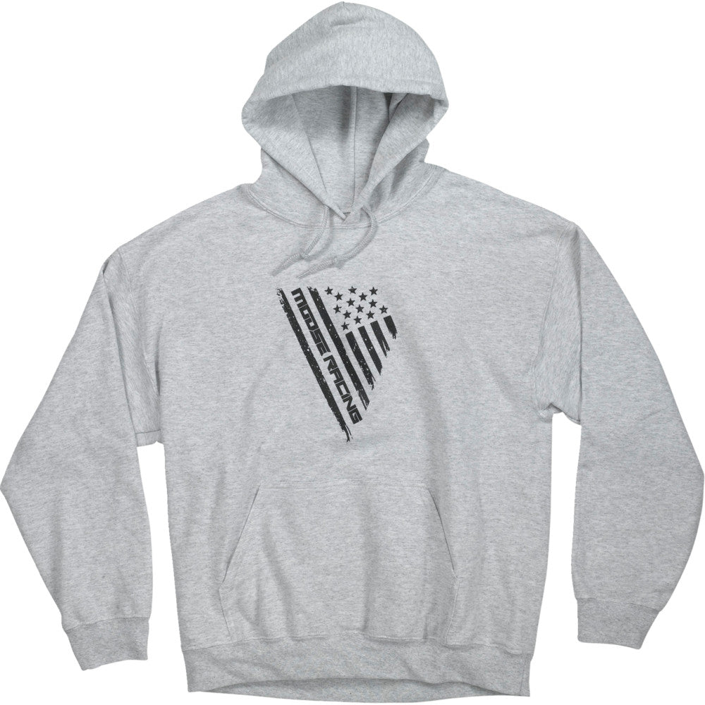 MOOSE OFFROAD Salute Hoodie - Ash - Medium 3050-6348