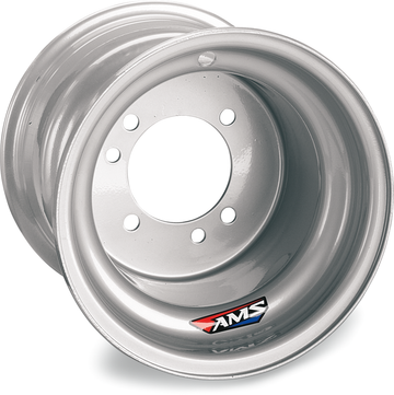 AMS Steel Wheel - Rear - Chrome - 8x8.5 - 4/110 - 4/130 - 3.5+5 8523-697