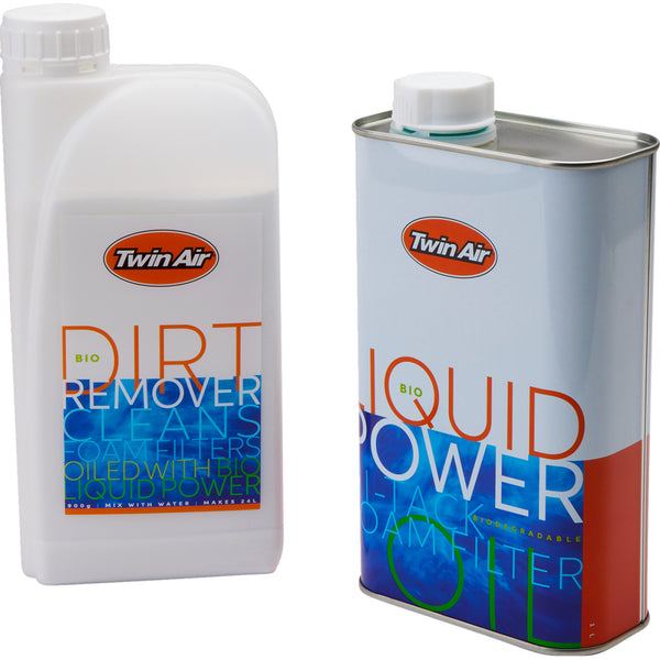Twin Air Biodegradable Air Filter Oil & Cleaner Kit 159020
