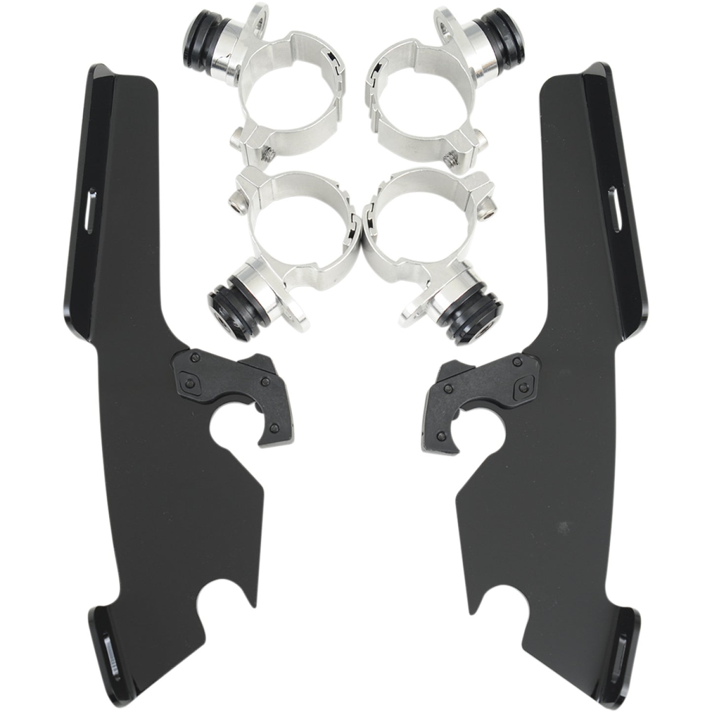 Memphis Shades Fats/Slim Trigger Lock Mounting Kit - Kawasaki/Yamaha - Black MEB8982