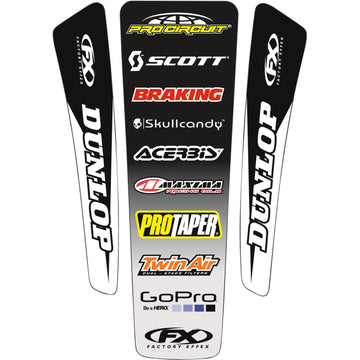 FACTORY EFFEX Rear Fender Decal Kit - Universal 2 16-32020