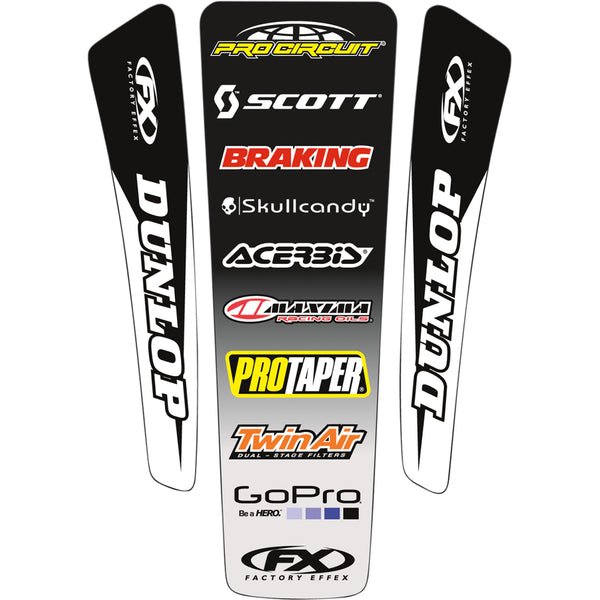 Factory Effex Rear Fender Decal Kit - Universal 2 16-32020
