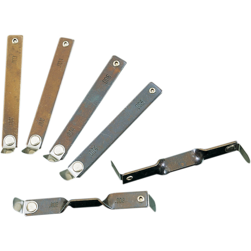 MOTION PRO Feeler Gauge Assortment - Card Display-6 08-0055 by Motion Pro