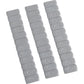 K&L Supply Wheel Weights - Rectangle - Adhesive Stick-On - Silver - 36 Pack 32-2413 | Tire Mounting & Balancing Products