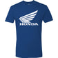 Honda Apparel Honda Wing T-Shirt - Blue - Medium NP21S-M3019-M | T Shirts Mens