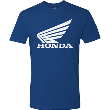 Honda Apparel Honda Wing T-Shirt - Blue - Medium NP21S-M3019-M | T Shirts Mens