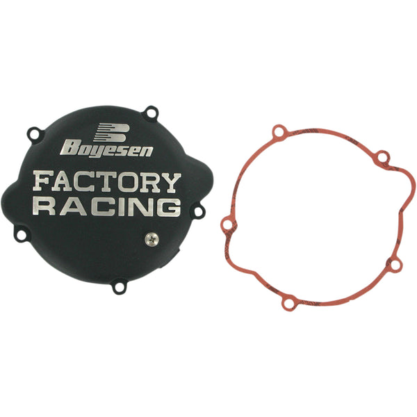 Boyesen Clutch Cover - Black - Husqvarna/KTM CC-46B