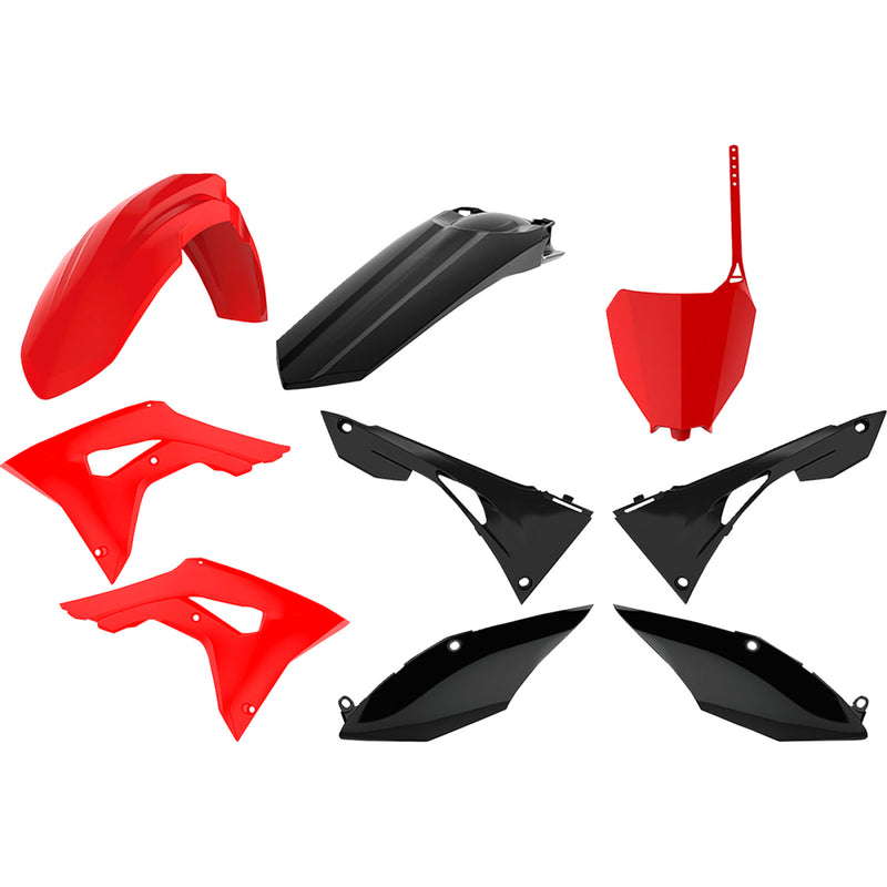 POLISPORT Body Kit - Complete - Red/Black - CRF 250R/450R 90833 by Polisport