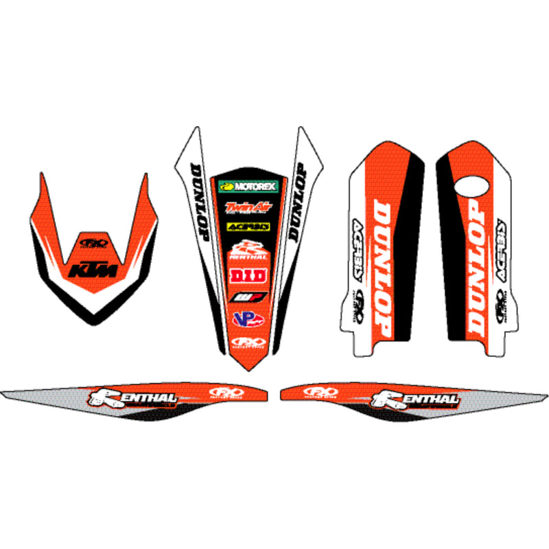 FACTORY EFFEX Trim Kit Graphic - KTM 17-50510