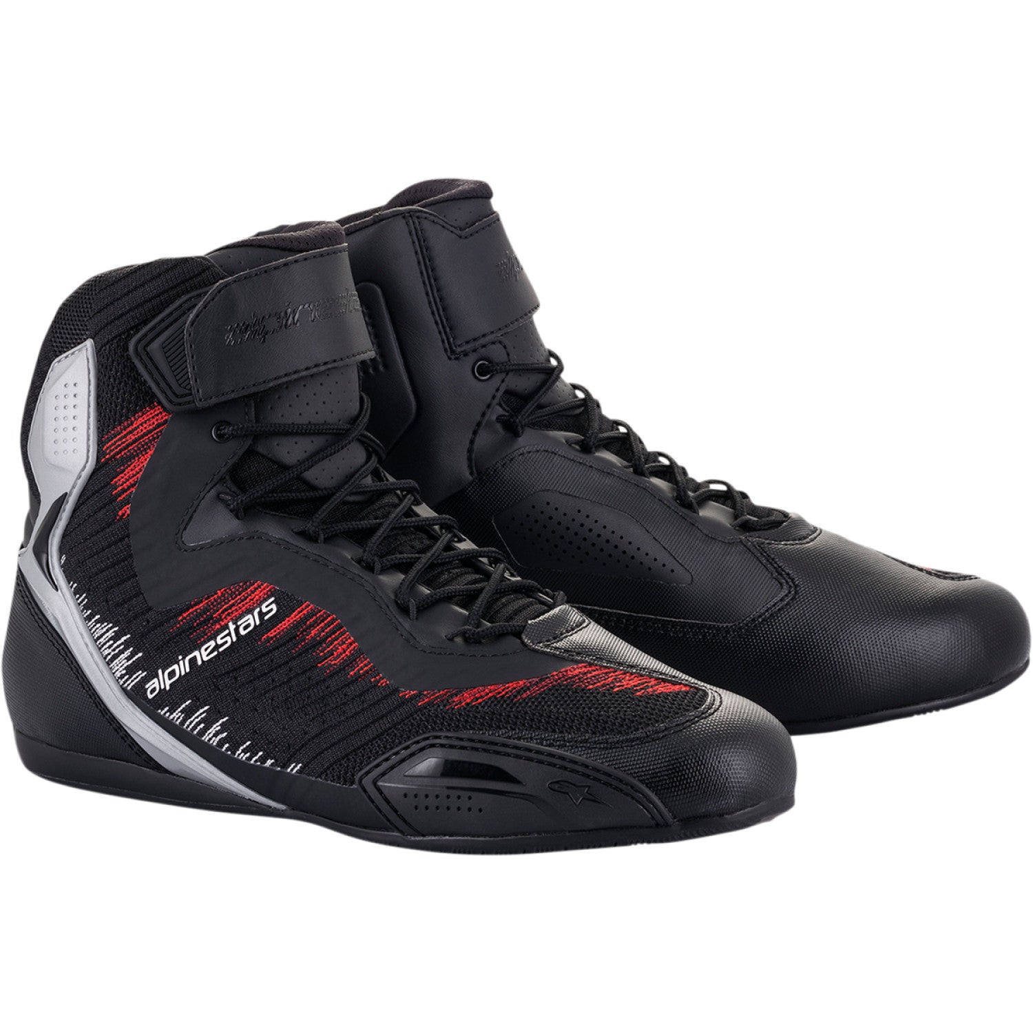 ALPINESTARS Faster-3 Rideknit? Shoes - Black/Silver/Red - US 10.5 25103191930105