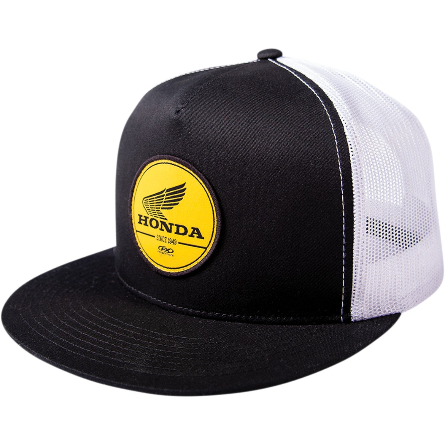 FACTORY EFFEX Honda Gold Snapback Hat - Black/White 24-86302