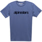 ALPINESTARS Heritage Word T-Shirt - Blue - Large 12107300672L