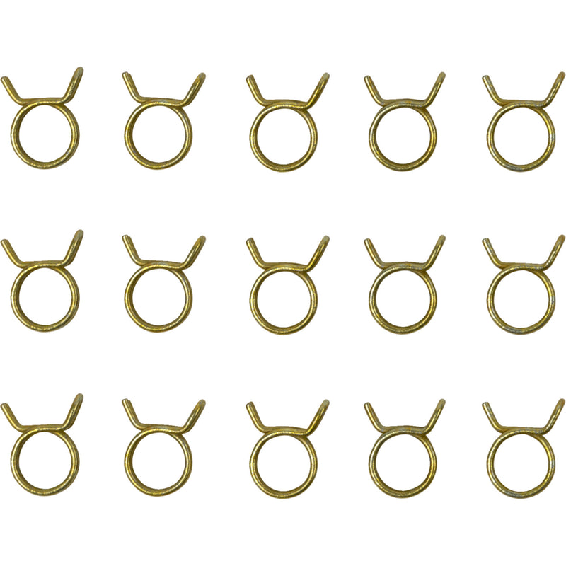 Helix Hose Clamps - Self-Tensioning - Double Wire - 7/16" - 15 Pack 111-1716 | Hardware Kits   Assortments