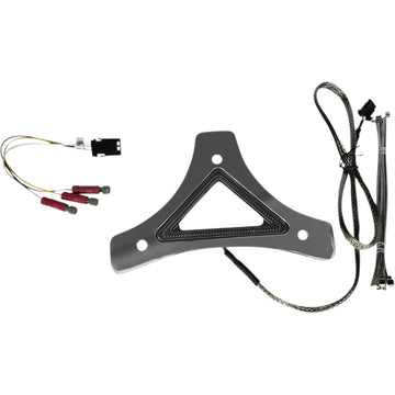 Custom Dynamics LED Backrest Light - Run/Brake - Chrome CD-BR-UNV-C