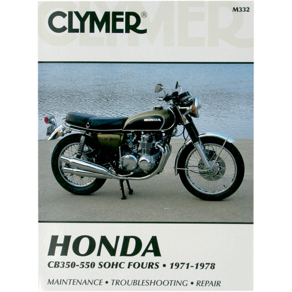 Clymer Manual - Honda - 350-550cc SOHC Fours CM332