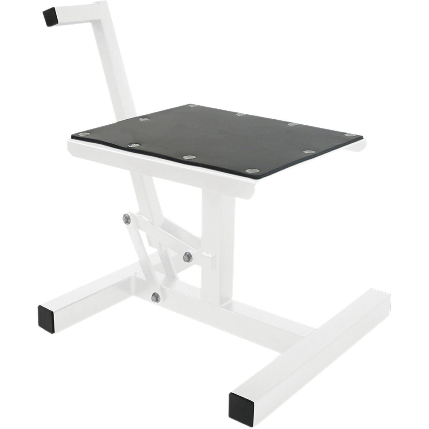 MOTORSPORT PRODUCTS Economy Steel Stand/Lift - White 92-6008 by Motosport Products | 92-6008