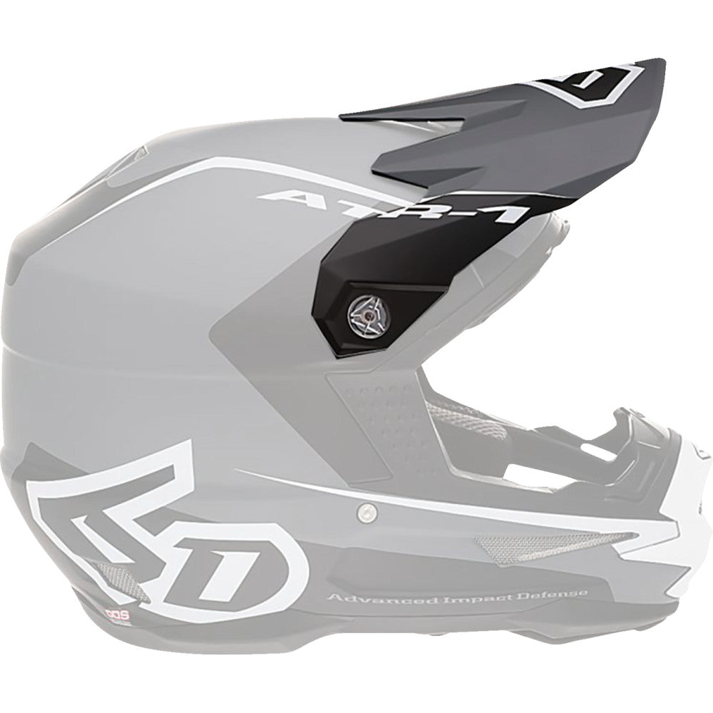 6D HELMETS ATR-1 Visor - Stealth - White 72-3732