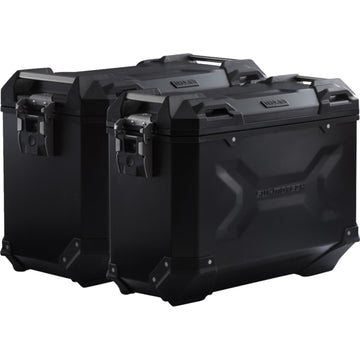 SW-Motech TRAX ADV Aluminum Case System - Black - Triumph Tiger 800 '10-'19 KFT.11.748.70001/B | Luggage Group