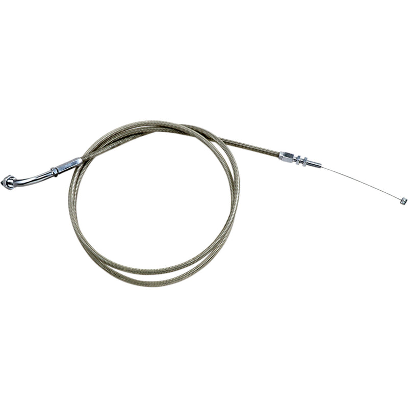 MOTION PRO Throttle Cable - Pull - VTX18 - Stainless Steel 62-0417 by Motion Pro