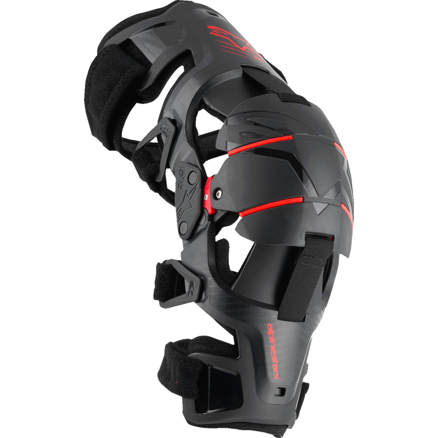 ALPINESTARS RK-1 Plasma Knee Braces - Black/Red - S/M 6501725-13-SM
