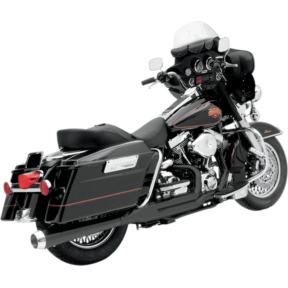 BASSANI XHAUST Heat Shield Set - Black HS-FLH-637CLB
