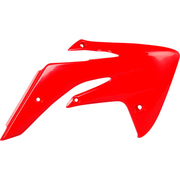 POLISPORT Radiator Cover - '04 OEM Red - CRF 150R 8412200001 by Polisport
