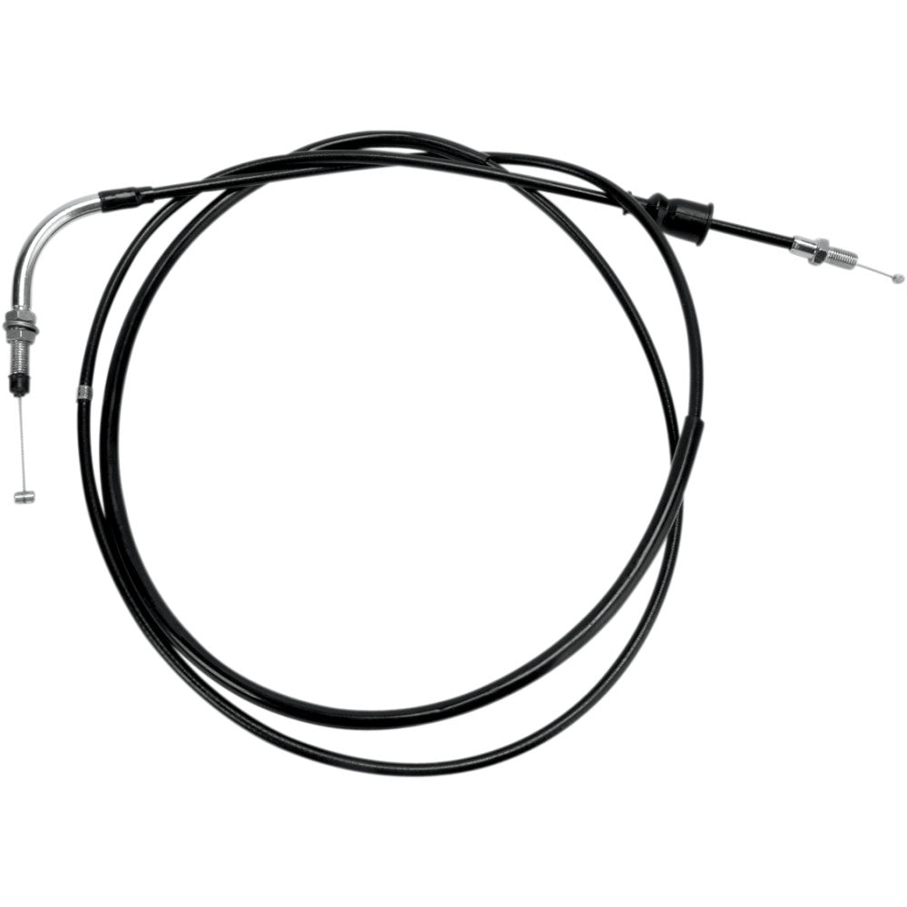 WSM Black Vinyl Throttle Cable - Kawasaki 002-034