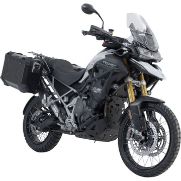 SW-Motech TRAX ADV Aluminum Case System - Black - Triumph Tiger 1200 '22-'24 KFT.11.905.70002/B | Luggage Group