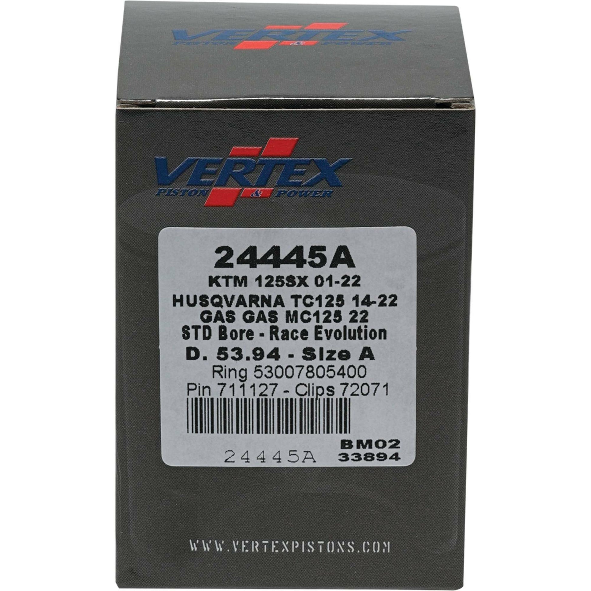 Piston Kit Cast Race Evolution 53.94/Std Ktm / Husq / Gas
