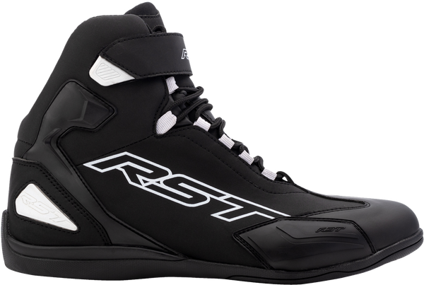 RST Sabre Moto Shoe CE Boot - Black/Black/White - US 7