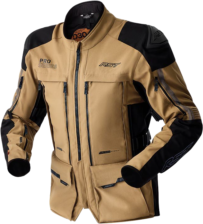 RST Pro Series Adventure D3O CE Textile Jacket - Sand/Black - 5XL