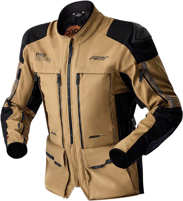 RST Pro Series Adventure D3O CE Textile Jacket - Sand/Black - 2XL