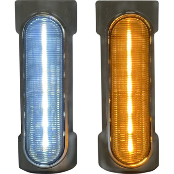 Custom Dynamics Engine Guard Light - Chrome - FLH CD-CB-AW-BCM-C