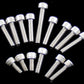15 Piece Clutch Wtr Cover Stainless Bolt Kit
