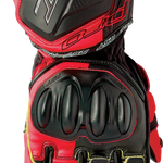RST Pro Series GP D3O CE Leather Glove - Black/Fluro Red