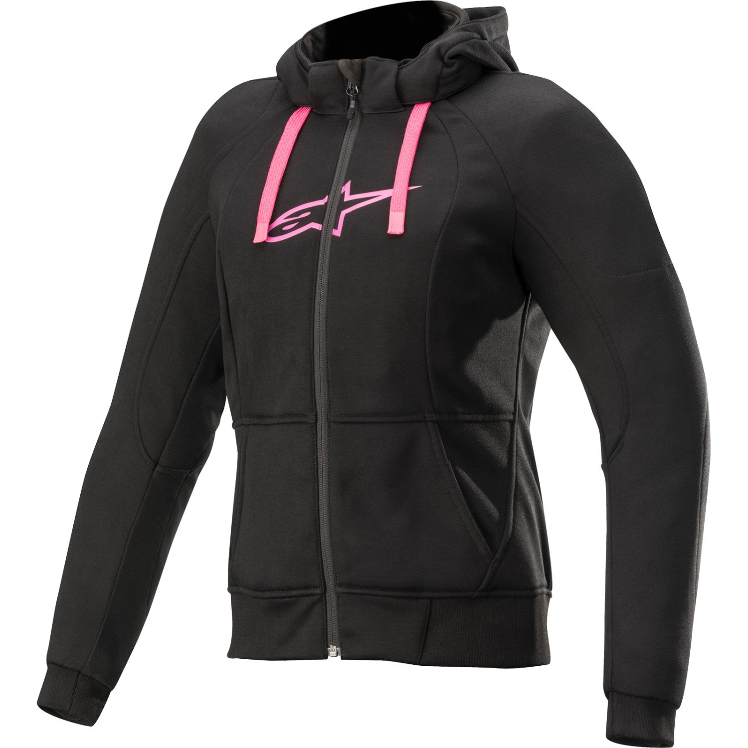 ALPINESTARS Women's Sport Jacket/Hoodie - Black/Pink- 2XL 4210920-1039-2X