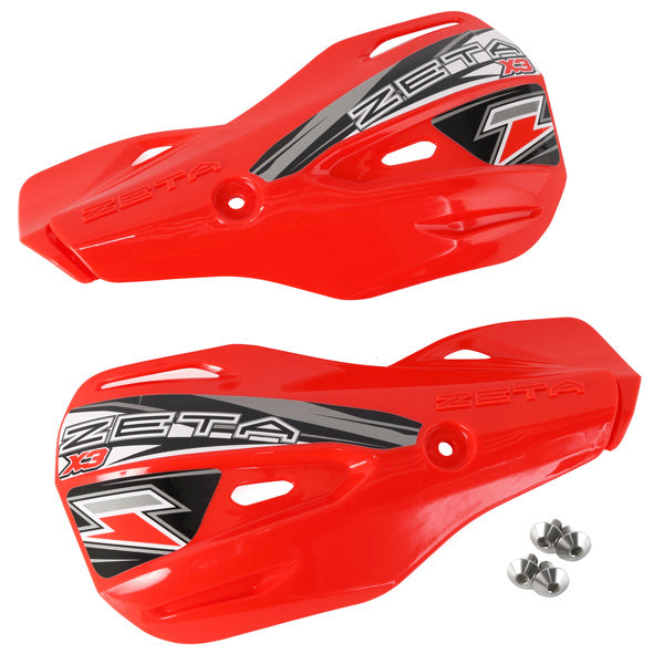 Zeta X3 Handguard Shield Red